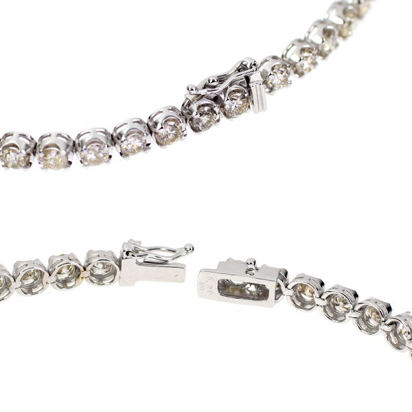 K18WG ダイヤモンド ブレスレット 5.20ct テニス