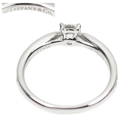 ティファニー Pt950 ダイヤモンド リング 0.24ct ハーモニーハーフ