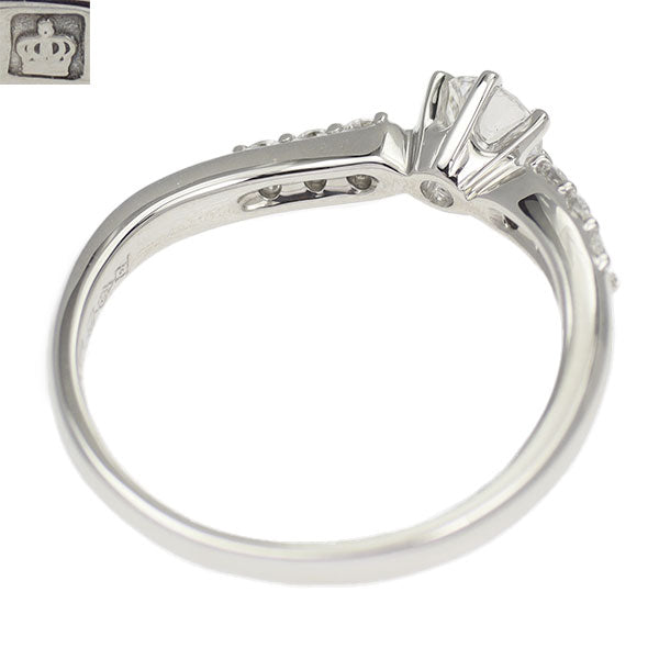  ASSCHER ロイヤルアッシャー Pt900 ダイヤモンド リング ロイヤルアッシャー Pt900 ダイヤモンド リング 0.20ct D0.10ct