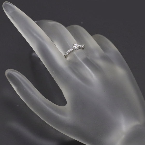 ロイヤルアッシャー Pt900 ダイヤモンド リング 0.20ct D0.10ct