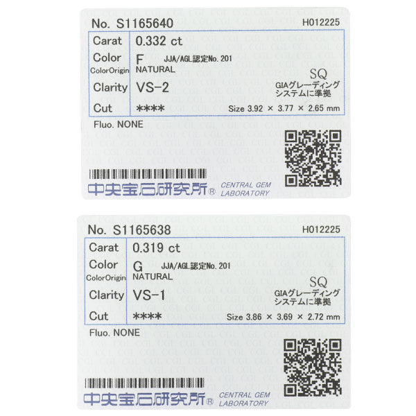 新品 Pt950/ Pt900 プリンセスカット ダイヤモンド ピアス 0.651ct F/G VS1 VS2 4本爪スタッド【エスコレ】