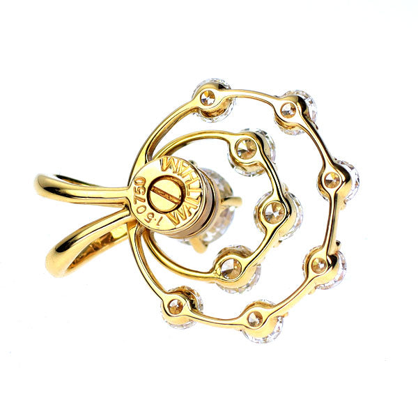 ウォルサム K18YG ダイヤモンド ペンダントトップ 1.50ct