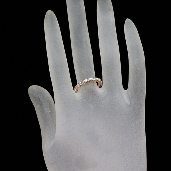 スタージュエリー K18PG ダイヤモンド リング 0.93ct フルエタニティ