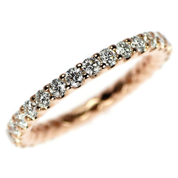 スタージュエリー K18PG ダイヤモンド リング 0.93ct フルエタニティ