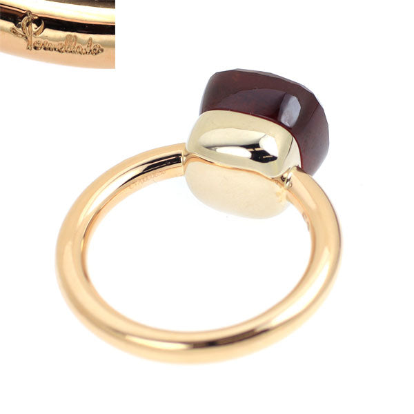 ポメラート K18PG/WG ガーネット リング ヌード クラシック 53号