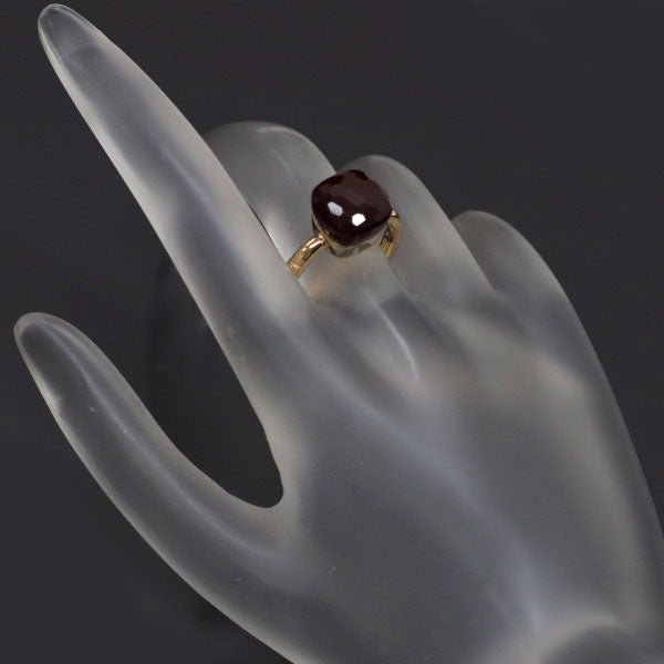 ポメラート K18PG/WG ガーネット リング ヌード クラシック 53号