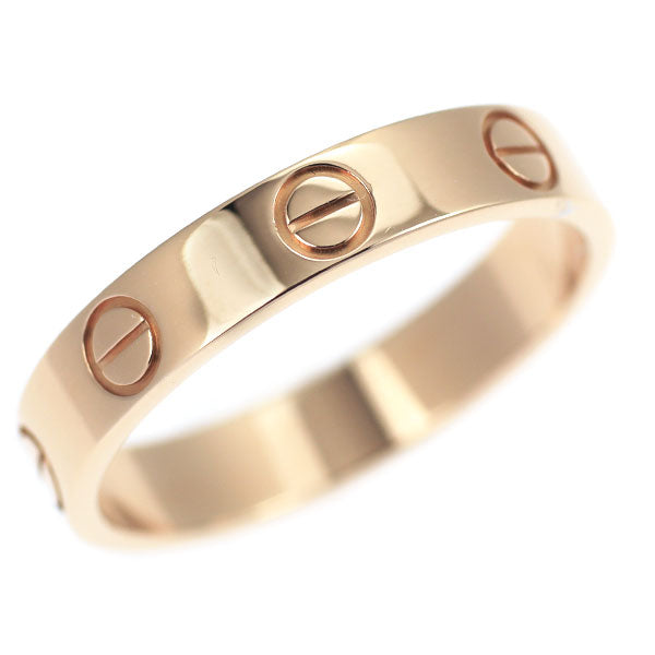 カルティエ K18PG リング ミニラブ 52号