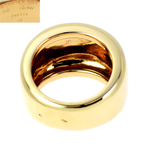 カルティエ K18YG リング ヌーベルバーグ 50号