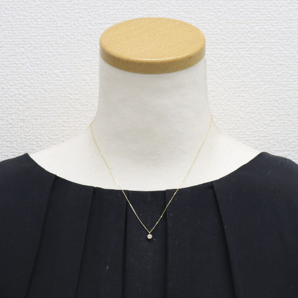 新品 K18YG LDH ダイヤモンド ペンダントネックレス 0.200ct K SI2 Fair