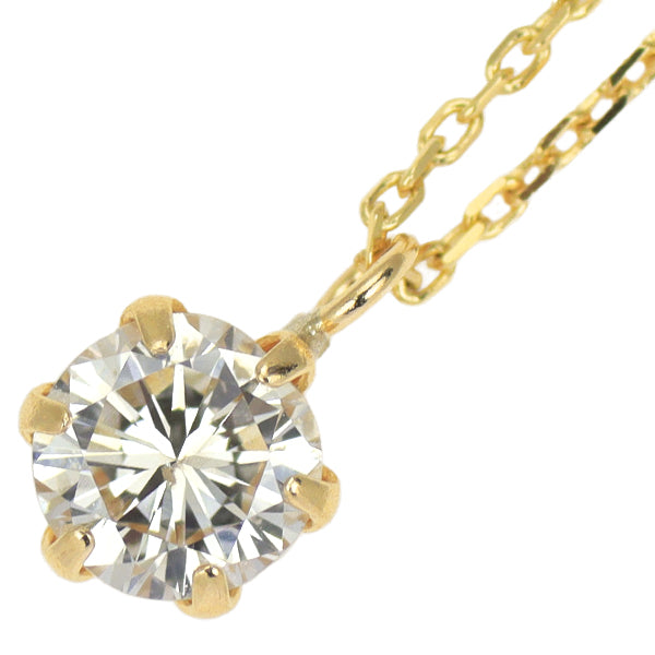 新品 K18YG LDH ダイヤモンド ペンダントネックレス 0.200ct K SI2 Fair