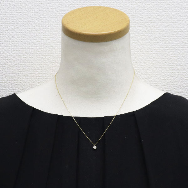 新品 K18YG ダイヤモンド ペンダントネックレス 0.229ct L SI2 G