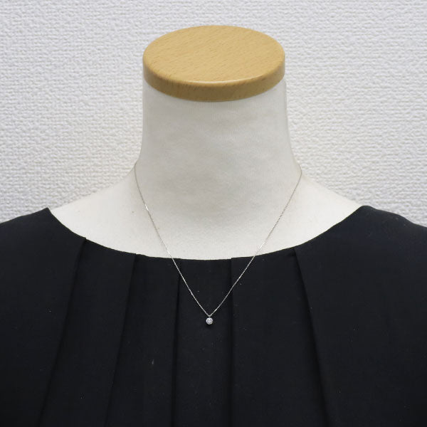 新品 Pt900/ Pt850 ダイヤモンド ペンダントネックレス 0.262ct H SI1 Fair