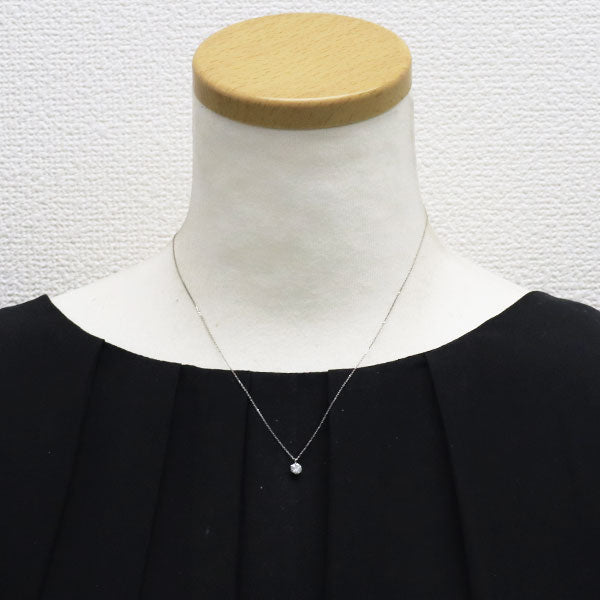 新品 Pt900/ Pt850 ダイヤモンド ペンダントネックレス 0.310ct G SI2 G