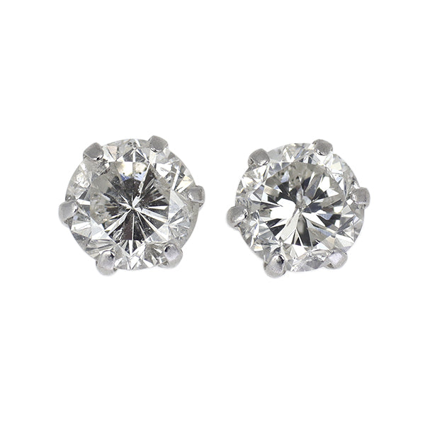 新品 Pt900 LDH ダイヤモンド ピアス 1.404ct J I1 Poor