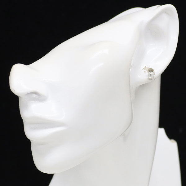 新品 Pt900 バゲットカット ダイヤモンド ピアス 0.538ct G VS1-2