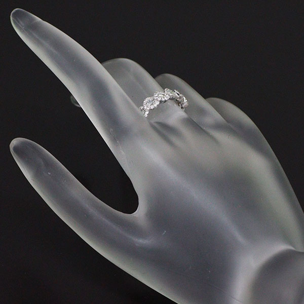 K18WG ダイヤモンド リング 0.65ct — セルビーオンラインストア