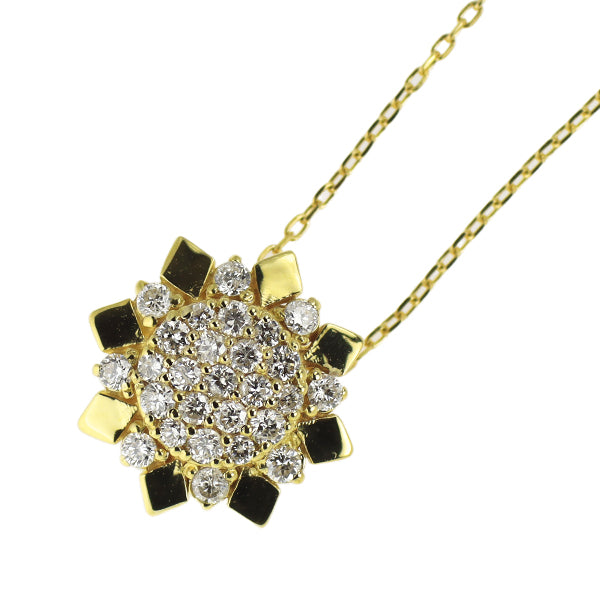 【SALE/37%OFF】 K18YG ダイヤモンド ペンダントネックレス 0.20ct パヴェ オパール