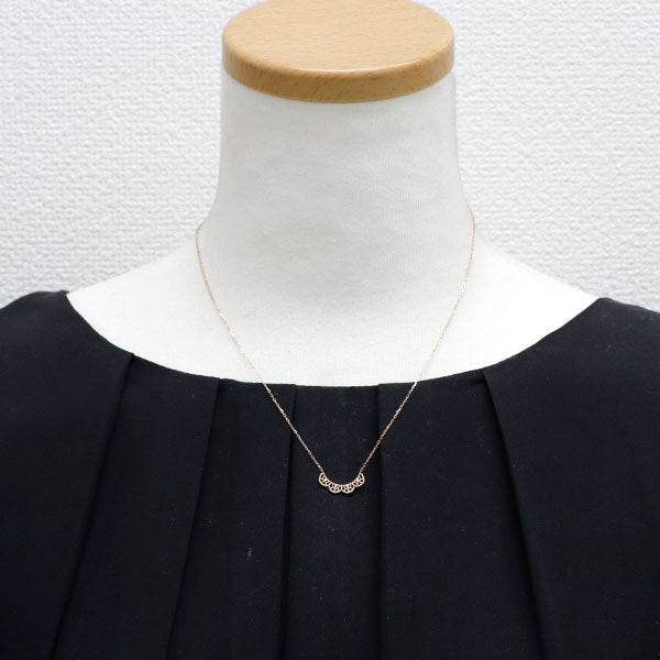TOCCA(トッカ) K10PG ダイヤモンド ペンダントネックレス