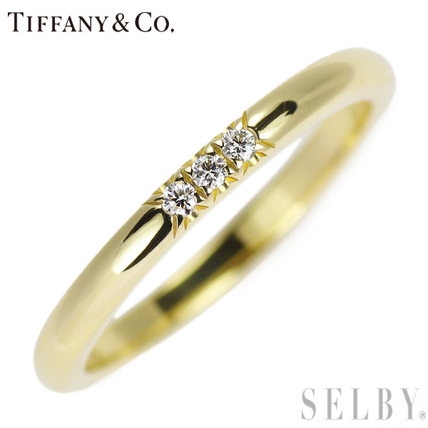 【新品仕上げ済み】ティファニー クラシックバンドリング K18YG 11号 Tiffany & Co. - ティファニー Tiffany & Co. リング ビーンズ