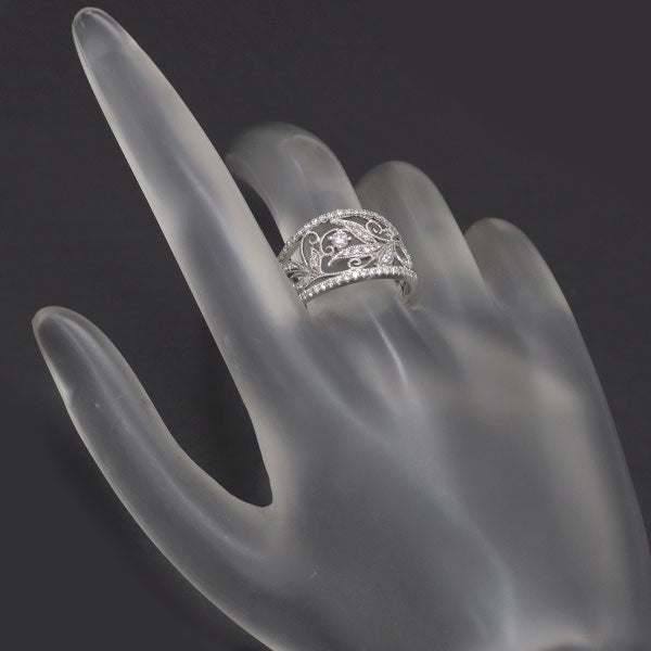 K18WG ダイヤモンド リング 0.41ct