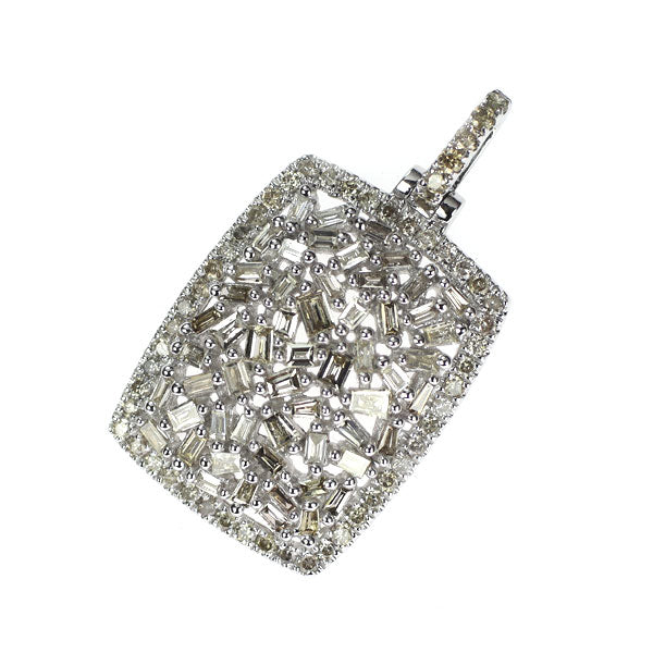 K18WG ダイヤモンドペンダントトップ 楽天市場】k18WG ダイヤモンド ペンダント トップ ネックレス