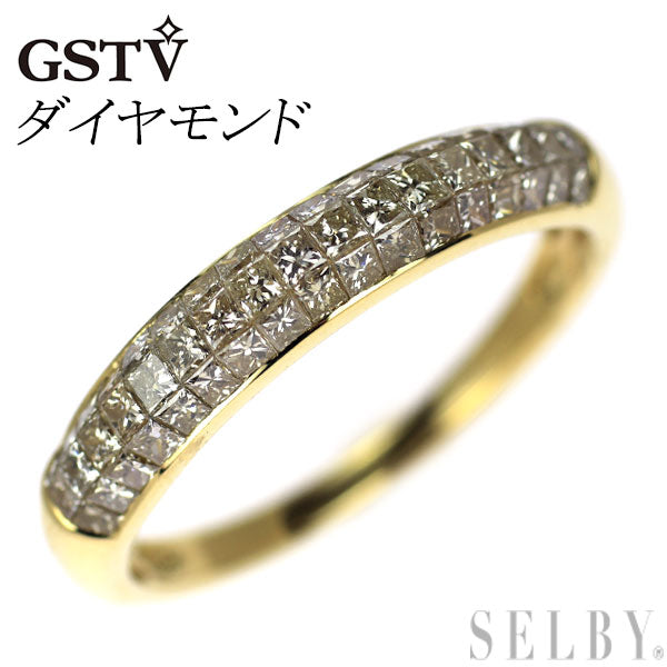 GSTV K18YG ダイヤモンド リング ミステリーセッティング — セルビー  
