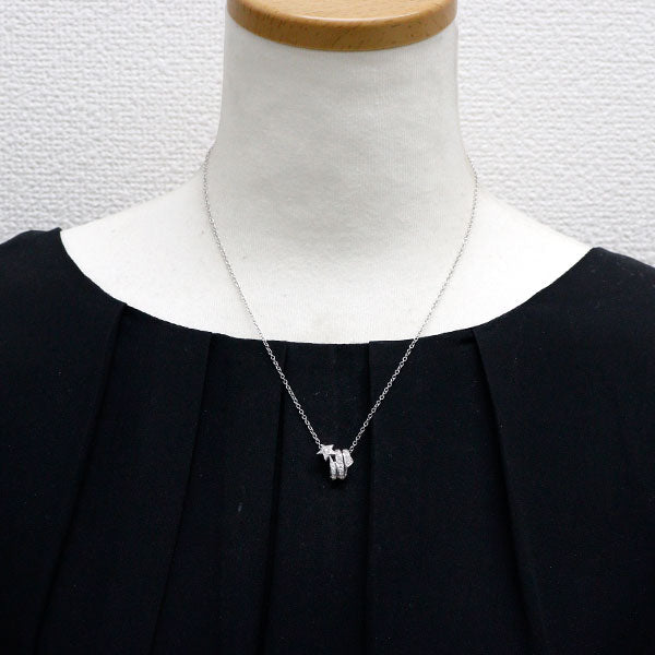 シャネル K18WG ダイヤモンド ペンダントネックレス コメット