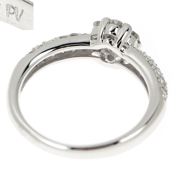 ポンテヴェキオ K18WG ダイヤモンド リング 0.72ct フラワー