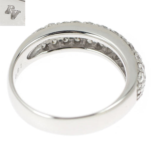 ポンテヴェキオ K18WG ダイヤモンド リング 0.61ct パヴェ — セルビー  