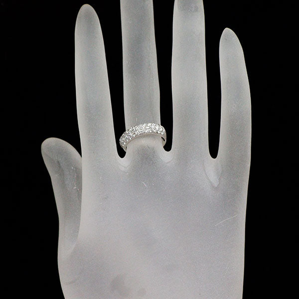 ポンテヴェキオ K18WG ダイヤモンド リング 0.61ct パヴェ — セルビー  