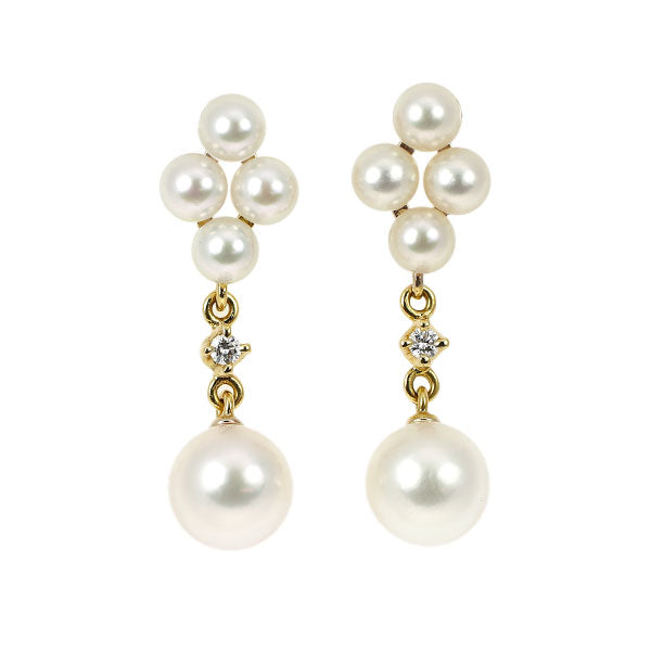 楽天市場】ミキモト ベビーパール 真珠 ピアス K18ホワイトゴールド