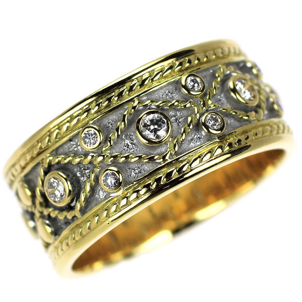 YANES ヤーネス　エマイユ　七宝焼　リング YANES リング K18イエローゴールド ヤーネス エナメル エマイユ 七宝