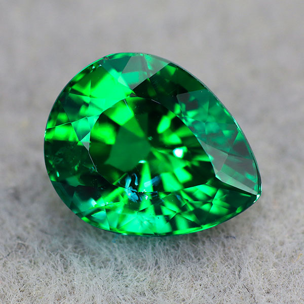 新品 GIA産地鑑別付 ブラジル産パライバトルマリン ストレートグリーン ルース 2.18ct 希少石 レアストーン【エスコレ】