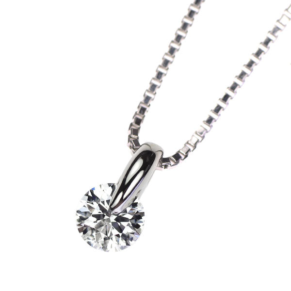 Pt900/ Pt850 最高級ダイヤモンド ペンダントネックレス 0.305ct D IF