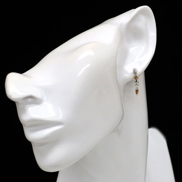 K18WG ダイヤモンド ピアス 0.62ct