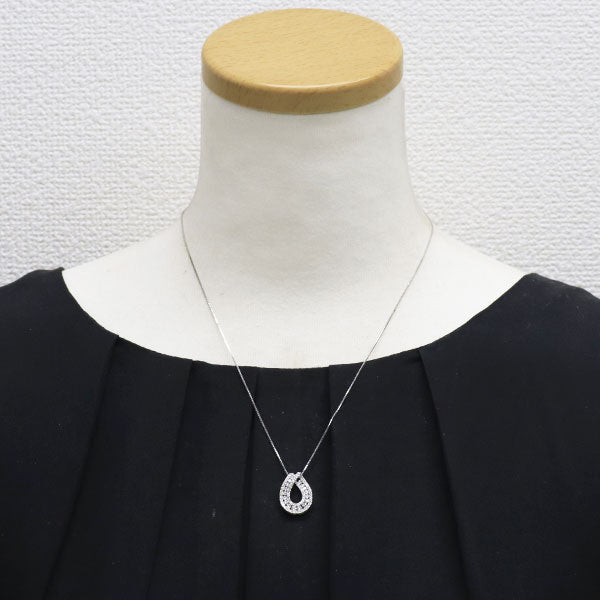 K18WG ダイヤモンド ペンダントネックレス 1.10ct