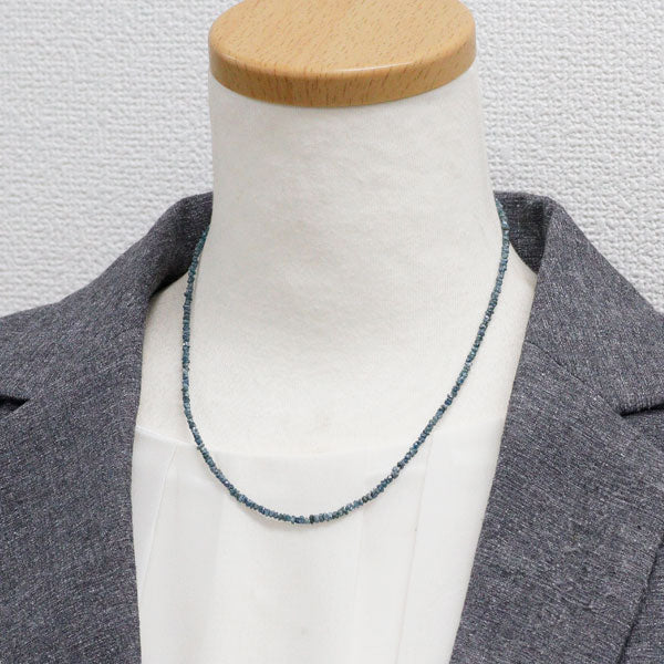 新品 Pt850 トリートブルー ダイヤモンド ネックレス 15.35ct 【エスコレ】
