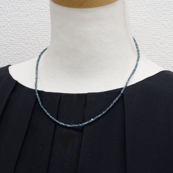 新品 Pt850 トリートブルーダイヤモンド ネックレス 15.10ct 【エスコレ】