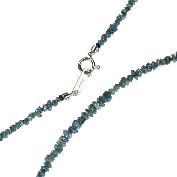 新品 Pt850 トリートブルーダイヤモンド ネックレス 15.00ct 【エスコレ】