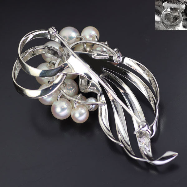 田崎真珠 SV アコヤ 真珠/パール ブローチ 径約4.1-7.2mm — セルビー  