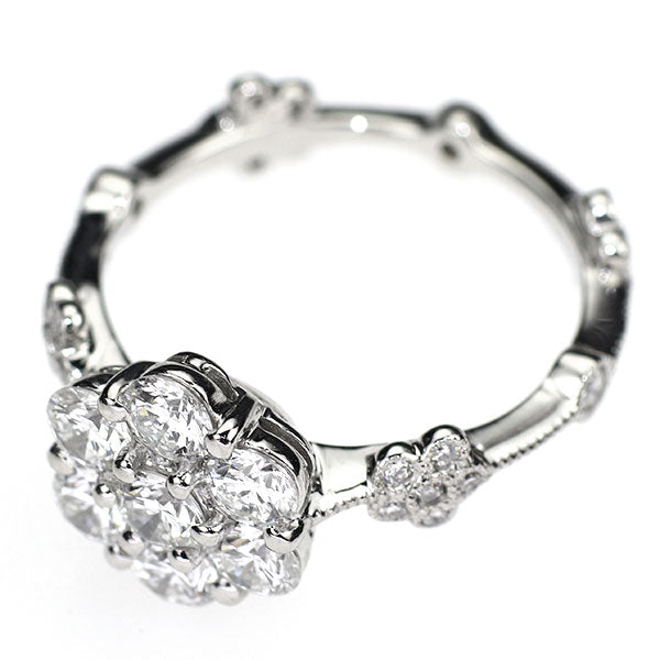 アベリ/AbHeri Pt900 ダイヤモンド リング D1.20ct ガーランド