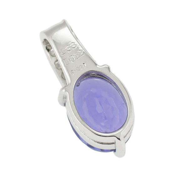 Pt900 タンザナイト ダイヤモンド ペンダントトップ 2.33ct D0