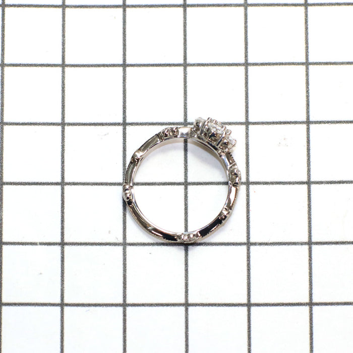 アベリ/AbHeri Pt900 ダイヤモンド リング D0.72ct ガーランド