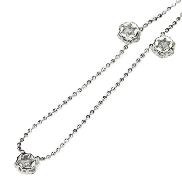 アベリ/AbHeri Pt850 ダイヤモンド ネックレス 1.20ct 027B 現行モデル フラワー ステーション