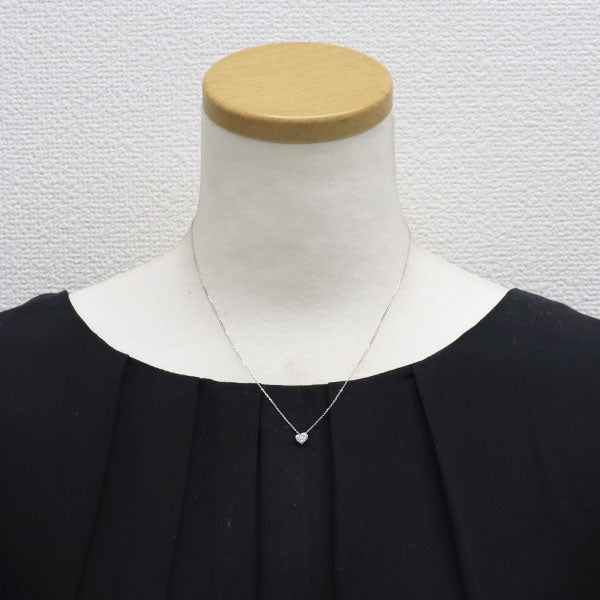 スタージュエリー K10WG ダイヤモンド ペンダントネックレス