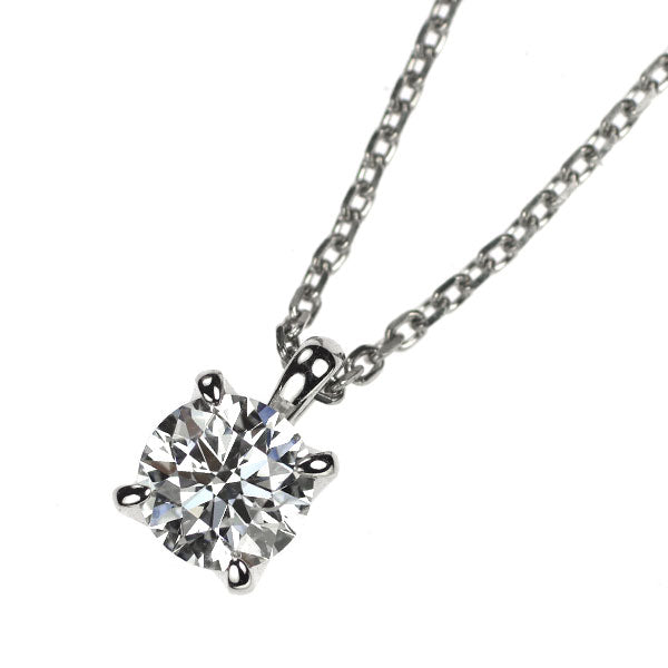 4℃ Pt850 ダイヤモンド ペンダントネックレス 0.366ct