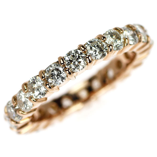 K18PG ダイヤモンド リング 2.00ct フルエタニティ