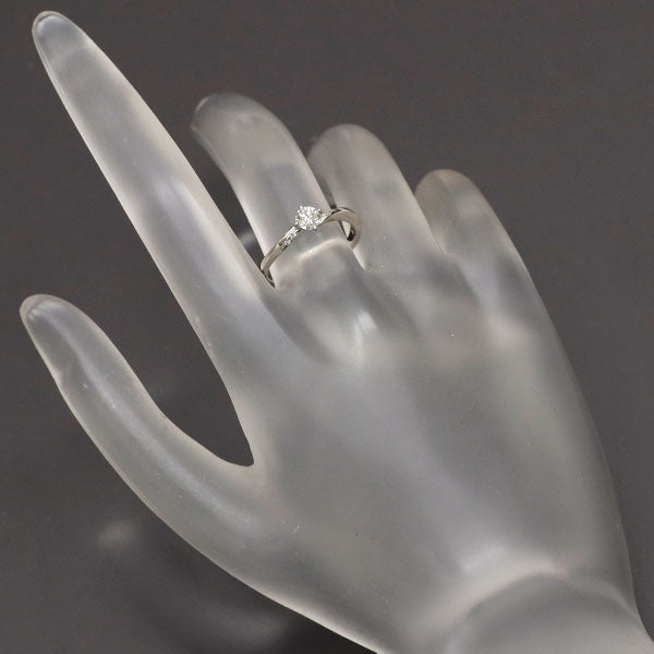 俄 Pt950 ダイヤモンド リング 0.23ct F VS2 3EX 露華 俄 Pt950 ダイヤモンド リング 0.23ct F VS2 3EX 露華