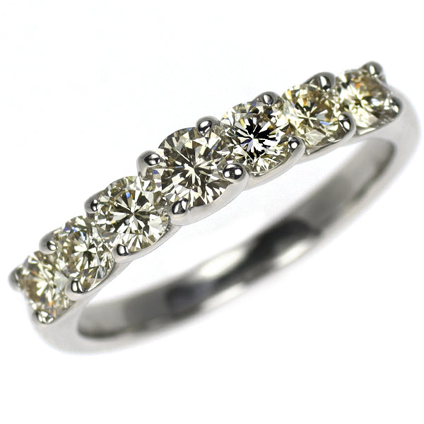 Pt900 ダイヤモンド リング 1.00ct 一文字