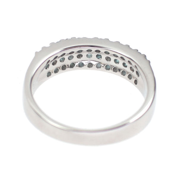 Pt900 パライバトルマリン ダイヤモンド リング 0.43ct D0.22ct